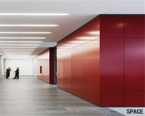 德庆挂板隔断墙，金属挂板隔断